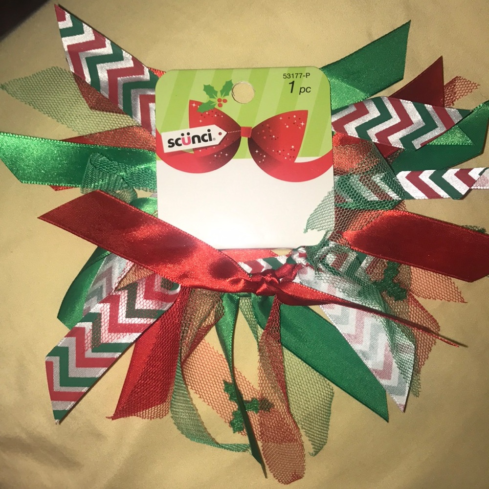 Christmas Scunci Scrunchie Conair Ribbon